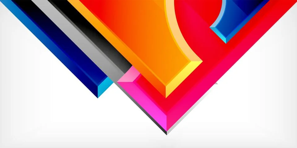 Square, arrow shapes with round elements Vector Illustration For Wallpaper 스톡 일러스트