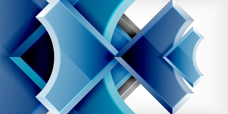 Square, arrow shapes with round elements Vector Illustration For Wallpaper 스톡 일러스트