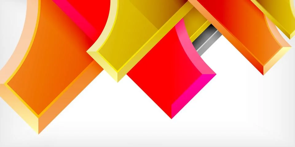 Square, arrow shapes with round elements Vector Illustration For Wallpaper 스톡 일러스트