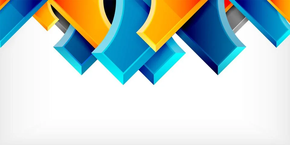 Square, arrow shapes with round elements Vector Illustration For Wallpaper イラスト素材