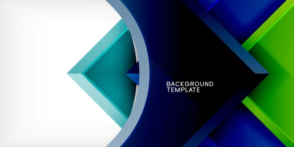 Square, arrow shapes with round elements Vector Illustration For Wallpaper 스톡 일러스트