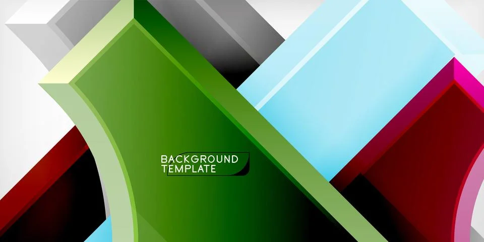 Square, arrow shapes with round elements Vector Illustration For Wallpaper Illustrazione stock