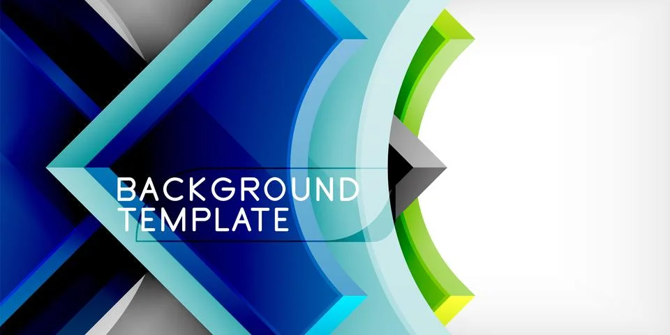 Square, arrow shapes with round elements Vector Illustration For Wallpaper 스톡 일러스트