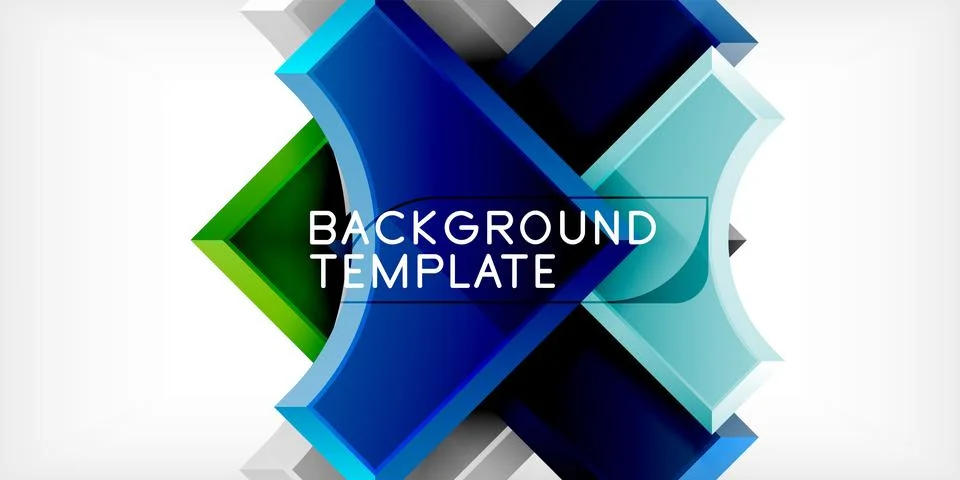 Square, arrow shapes with round elements Vector Illustration For Wallpaper 스톡 일러스트