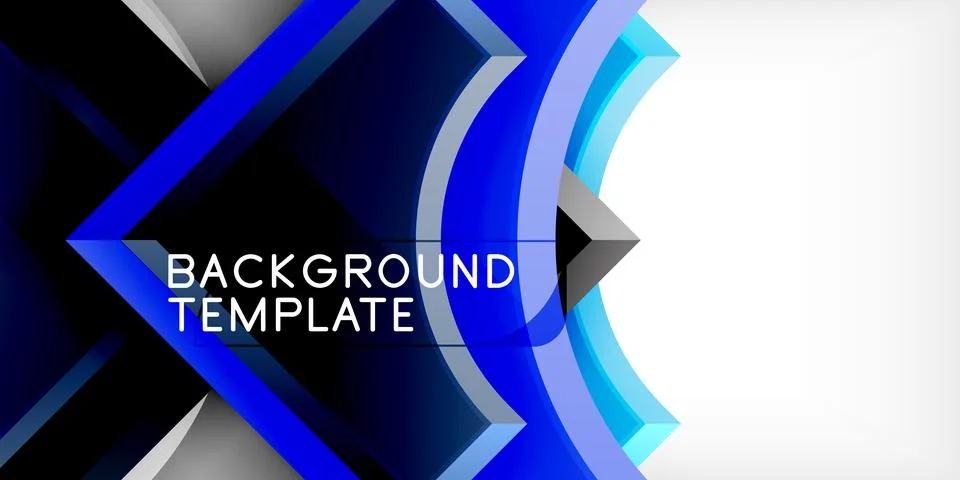 Square, arrow shapes with round elements Vector Illustration For Wallpaper イラスト素材