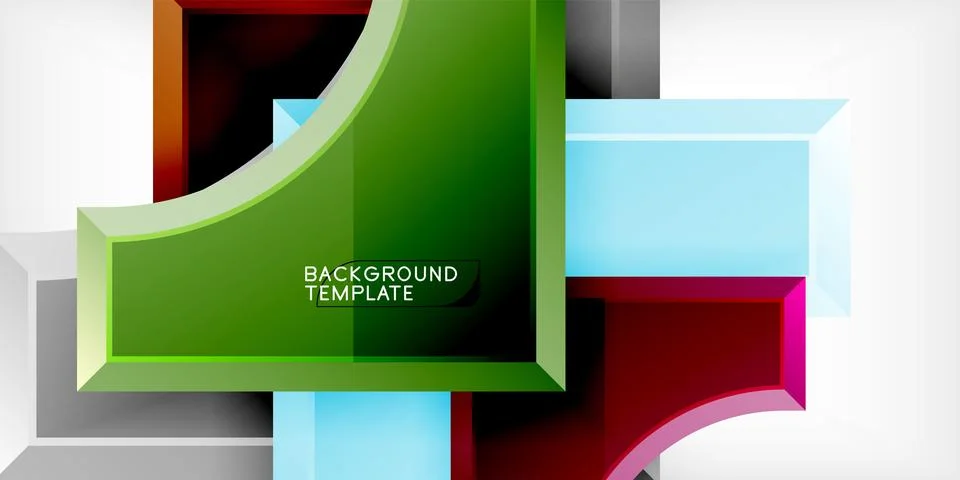 Square, arrow shapes with round elements Vector Illustration For Wallpaper 스톡 일러스트