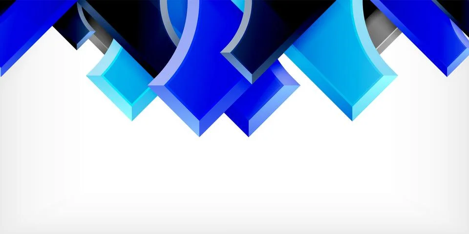 Square, arrow shapes with round elements Vector Illustration For Wallpaper Stock Illustration