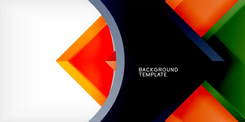 Square, arrow shapes with round elements Vector Illustration For Wallpaper イラスト素材