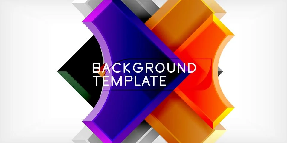 Square, arrow shapes with round elements Vector Illustration For Wallpaper 스톡 일러스트