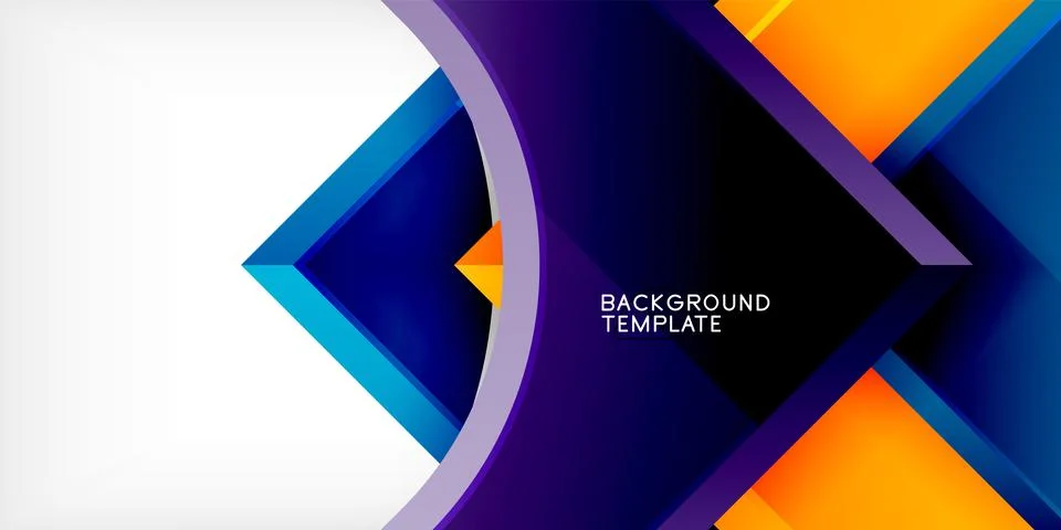 Square, arrow shapes with round elements Vector Illustration For Wallpaper 스톡 일러스트