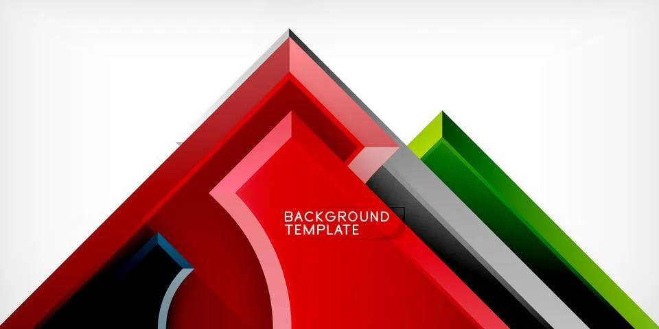 Square, arrow shapes with round elements Vector Illustration For Wallpaper Illustrazione stock