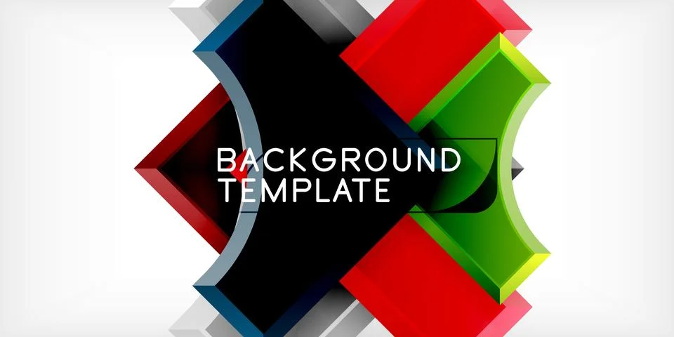 Square, arrow shapes with round elements Vector Illustration For Wallpaper 스톡 일러스트