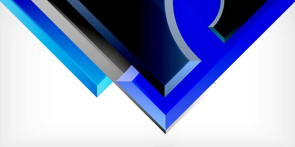 Square, arrow shapes with round elements Vector Illustration For Wallpaper Stock Illustration