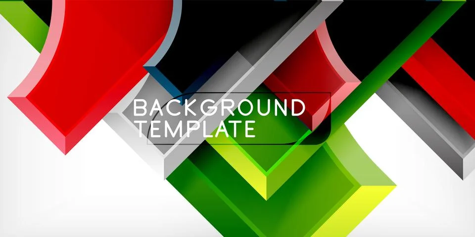 Square, arrow shapes with round elements Vector Illustration For Wallpaper 스톡 일러스트