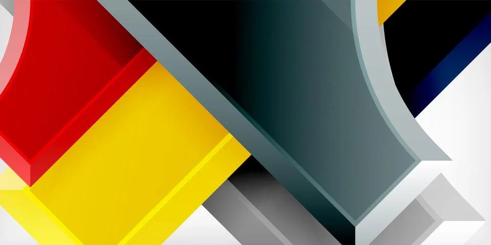 Square, arrow shapes with round elements Vector Illustration For Wallpaper 스톡 일러스트