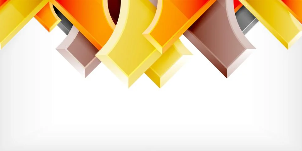 Square, arrow shapes with round elements Vector Illustration For Wallpaper イラスト素材