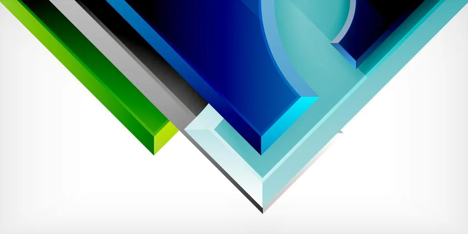 Square, arrow shapes with round elements Vector Illustration For Wallpaper 스톡 일러스트