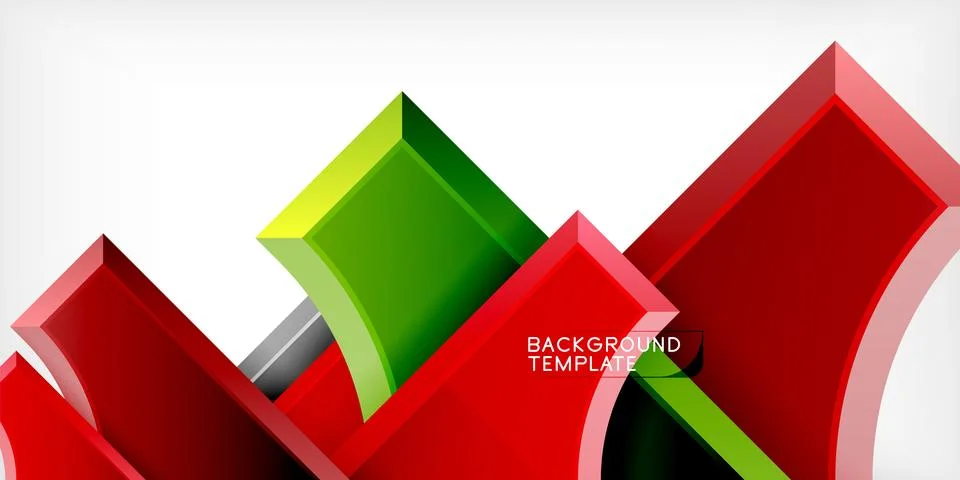 Square, arrow shapes with round elements Vector Illustration For Wallpaper イラスト素材