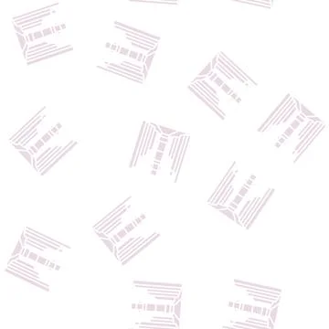 Square avenue glyph seamless pattern Stock Illustration