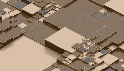 Square background coffee Stock Illustration