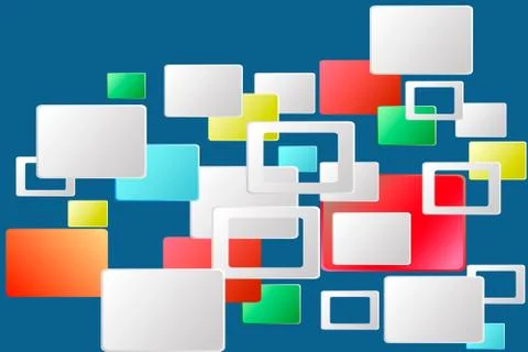 Square Background Stock Illustration