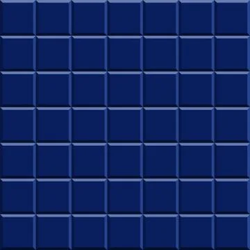 Square background mosaic, ceramics. Abstract pixels. blue Ceramic tiles. Wall Stock Illustration