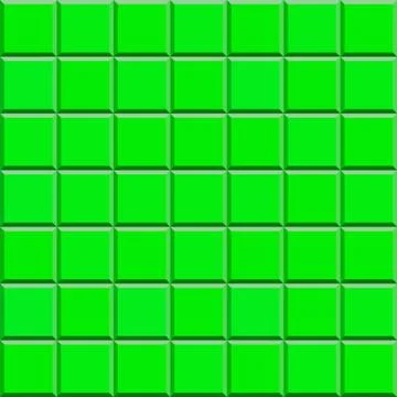 Square background mosaic, lime ceramics. Abstract pixels. Ceramic tiles. Wall Stock Illustration