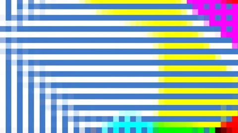 Square background with stripes, maze pattern Stock Footage 147334165
