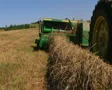 Square Baling Hay 03 SD Footage