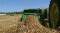 Square Baling Hay HD Footage