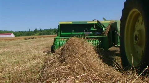 Square Baling Hay 動画素材 659289