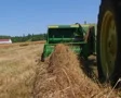 Square Baling Hay SD Footage