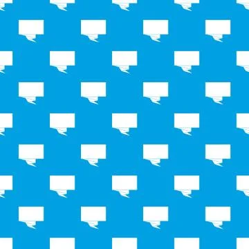 Square banner pattern seamless blue Stock Illustration
