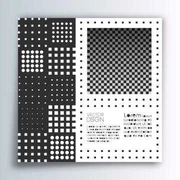 Square banner template. Minimal modern design background. Stock Illustration