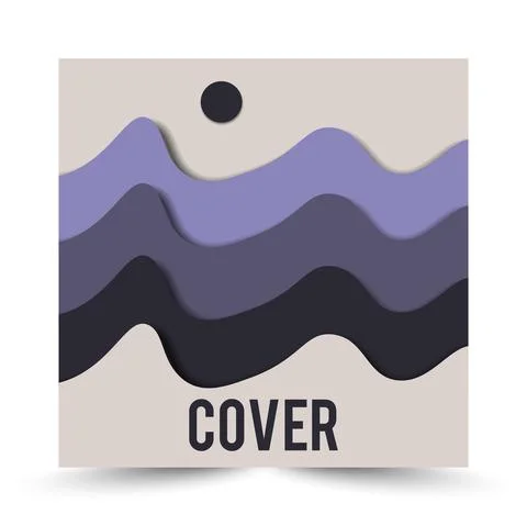 Square banner template. Suitable for social media posts and web ads on the Stock-Illustration