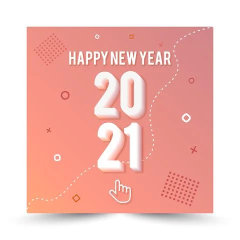 Square banner template. Suitable for social media posts and web ads on the Stock Illustration