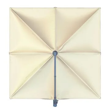 Square beach umbrella, top view 스톡 일러스트