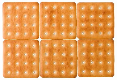 Square biscuits Stock Photos