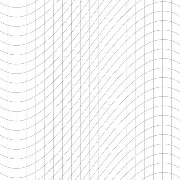 Square Black and Wight Abstract Wavy Grid Illustrazione stock