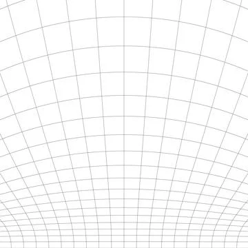Square Black and Wight Abstract Distorted Checkered Surface Illustrazione stock