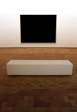 Square blank panel exposition Stock-Fotos