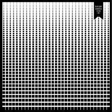 Square blend geometrical pattern Illustrazione stock