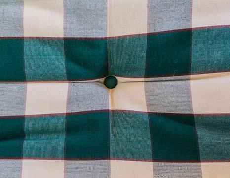 Square blocks pattern on a pillow closeup macro texture background Foto stock