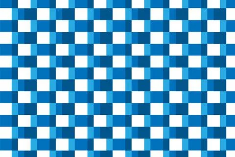 Square blue abstract pattern background design. Stock Illustration