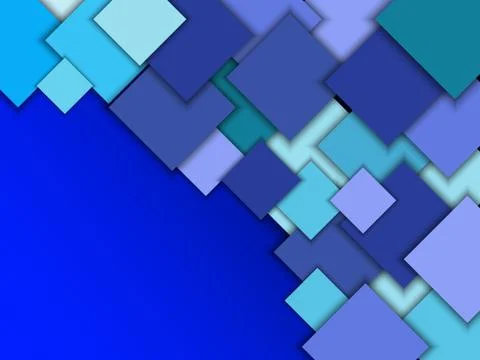 Square blue background Stock Illustration