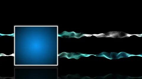 Square Blue String Stock-Footage 25335324