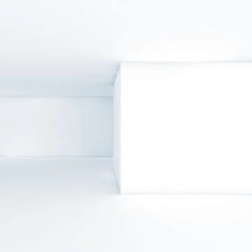 Square blue toned 3d render illustration 스톡 일러스트