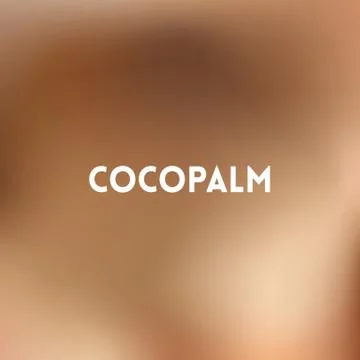 Square blurred background - light brown pastel colors With motivating quote Stock Illustration