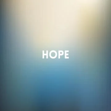 Square blurred background - sky water sea colors With quote Stock Illustration