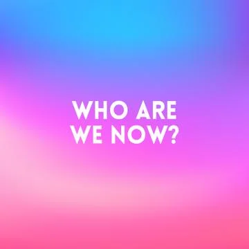 Square blurred background - sunset colors With motivating quote Stock-Illustration